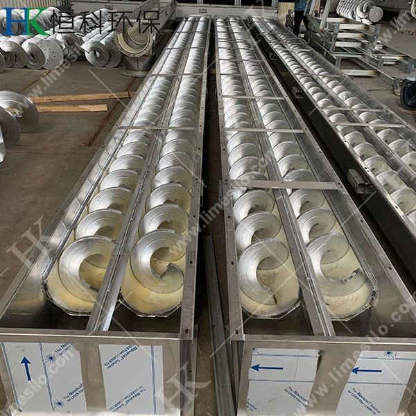 Skaftlaus skrúfuflutningafyrirtæki til flutnings úrgangsefna